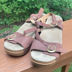 Dansko Brown Leather Sandals